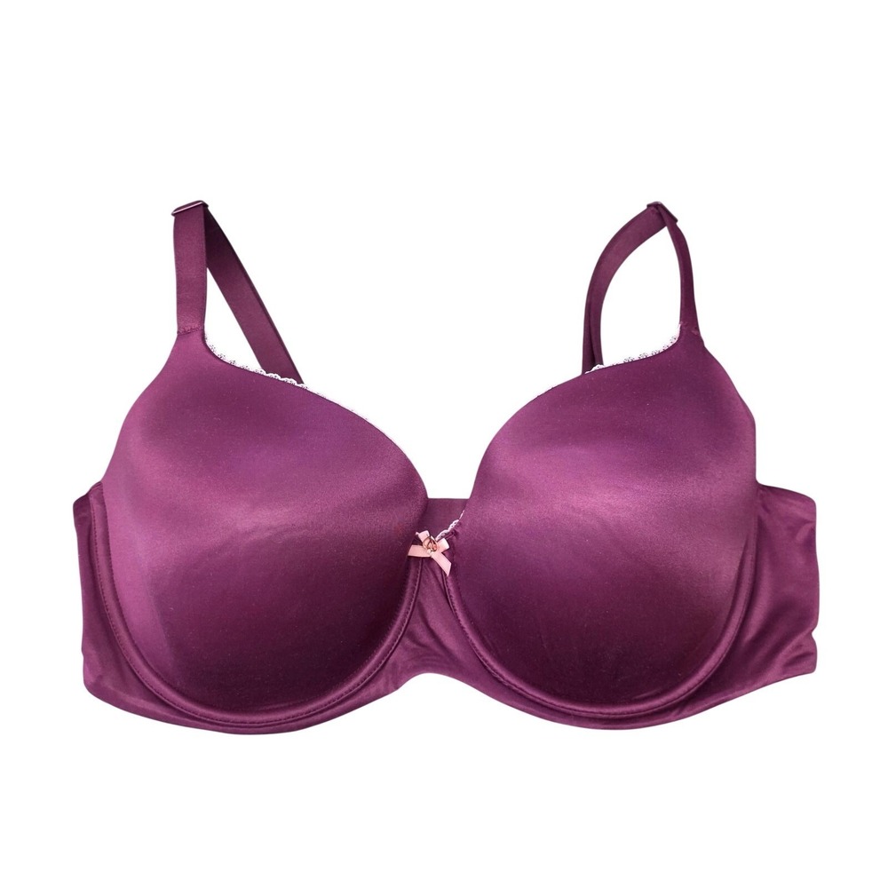Victoria's Secret Body By Victoria Bra Womens 40DD Purple T-Shirt Underwire